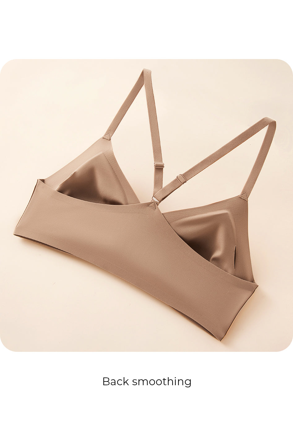 Understance Light 'n Free Wireless Racerback Pull-Over Bra - #color_almond