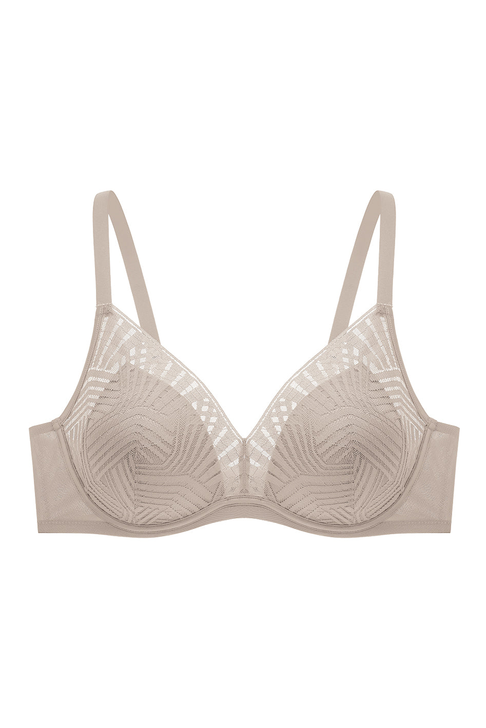 Understance Aubrey UniWire Lightly Padded Demi Bra - #color_light-taupe