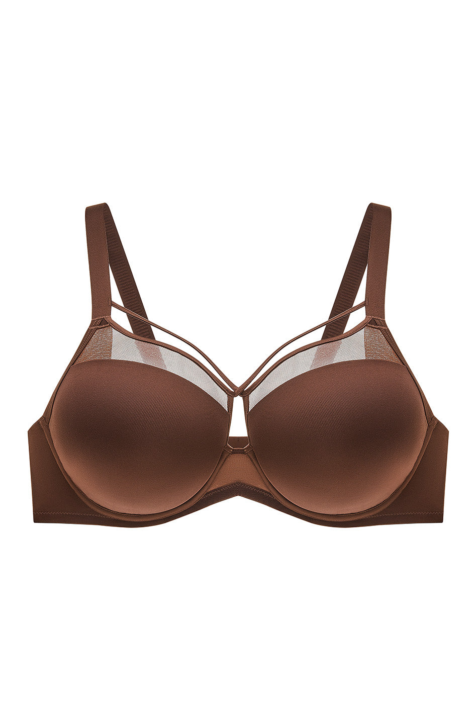 Understance Peek-Proof FlexWire Contour Demi Bra - #color_mocha