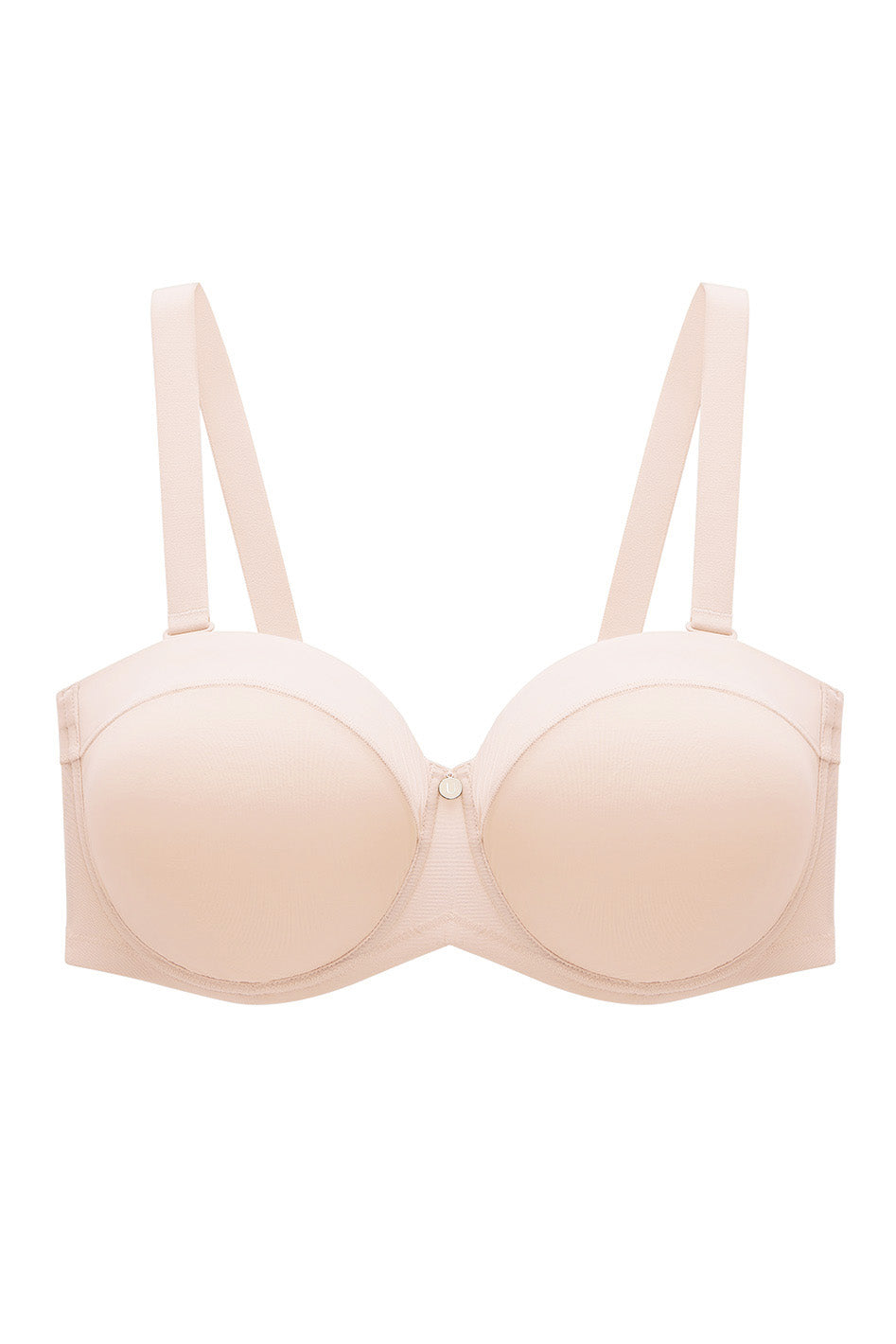 NURTEKS UNDERWEAR STRAPLESS PADDED BRA WHITE 1505 – kamioluxury