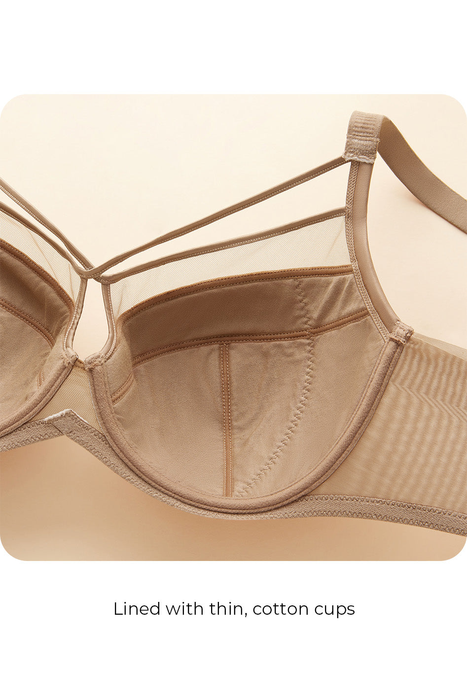 Understance Harper Smooth Lace FlexWire Strappy Soft Cup Bra (Eco) - #color_elderberry