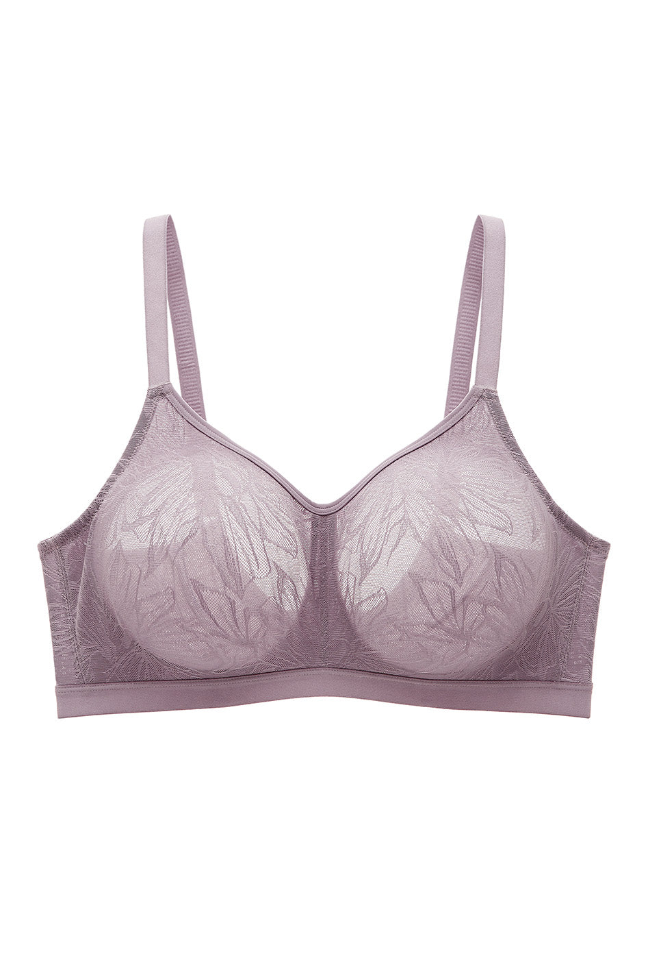 Cate Wireless Smooth Lace Unpadded Bra (Eco), B-G Cup - Understance