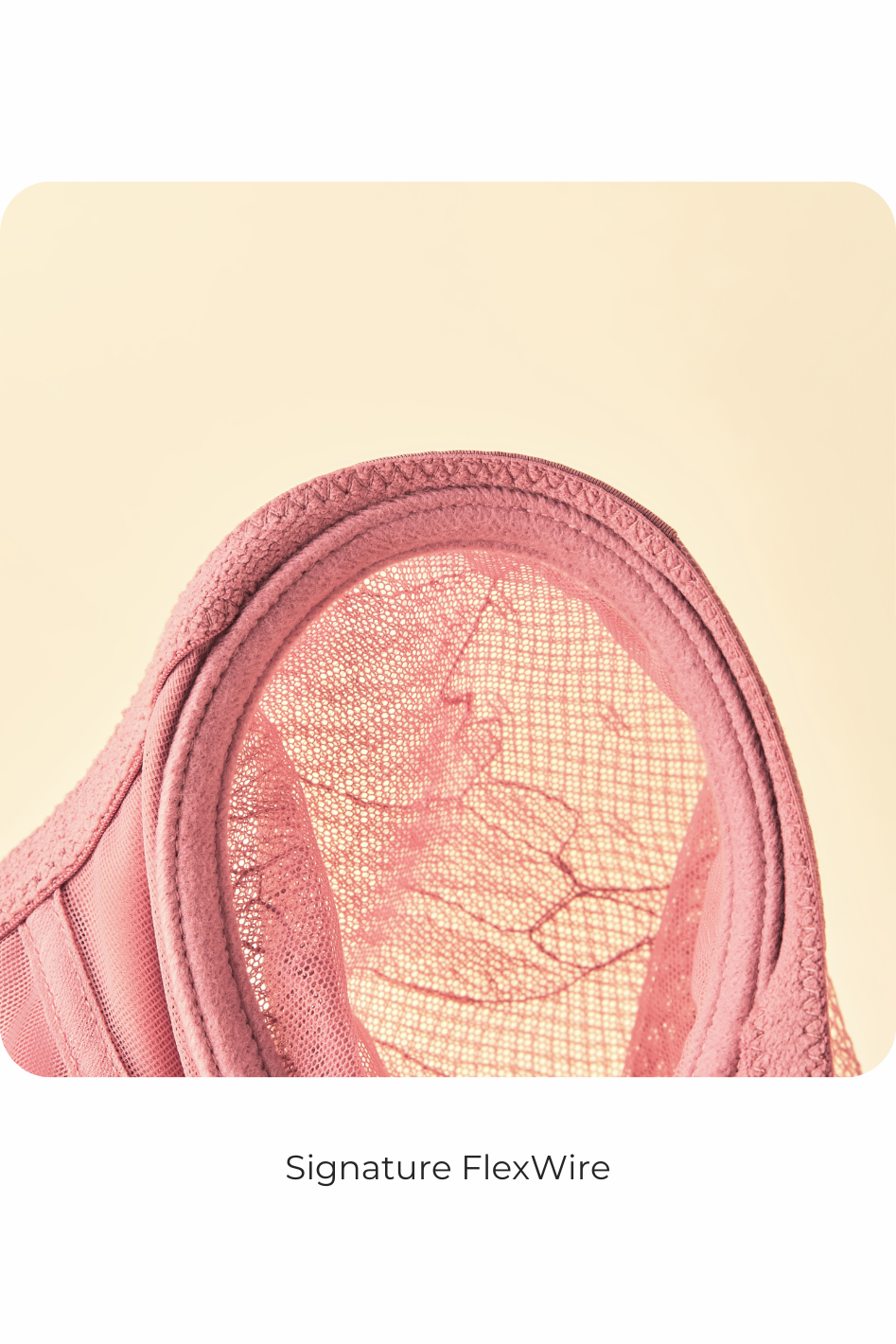 Understance Nora FlexWire Full Coverage Unpadded Lace Bra - #color_powder-pink