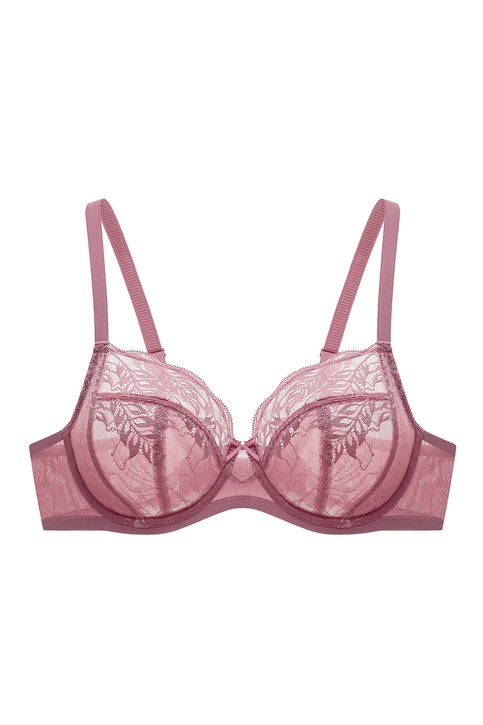 Understance Chelsea FlexWire Unpadded Demi Bra - #color_berry