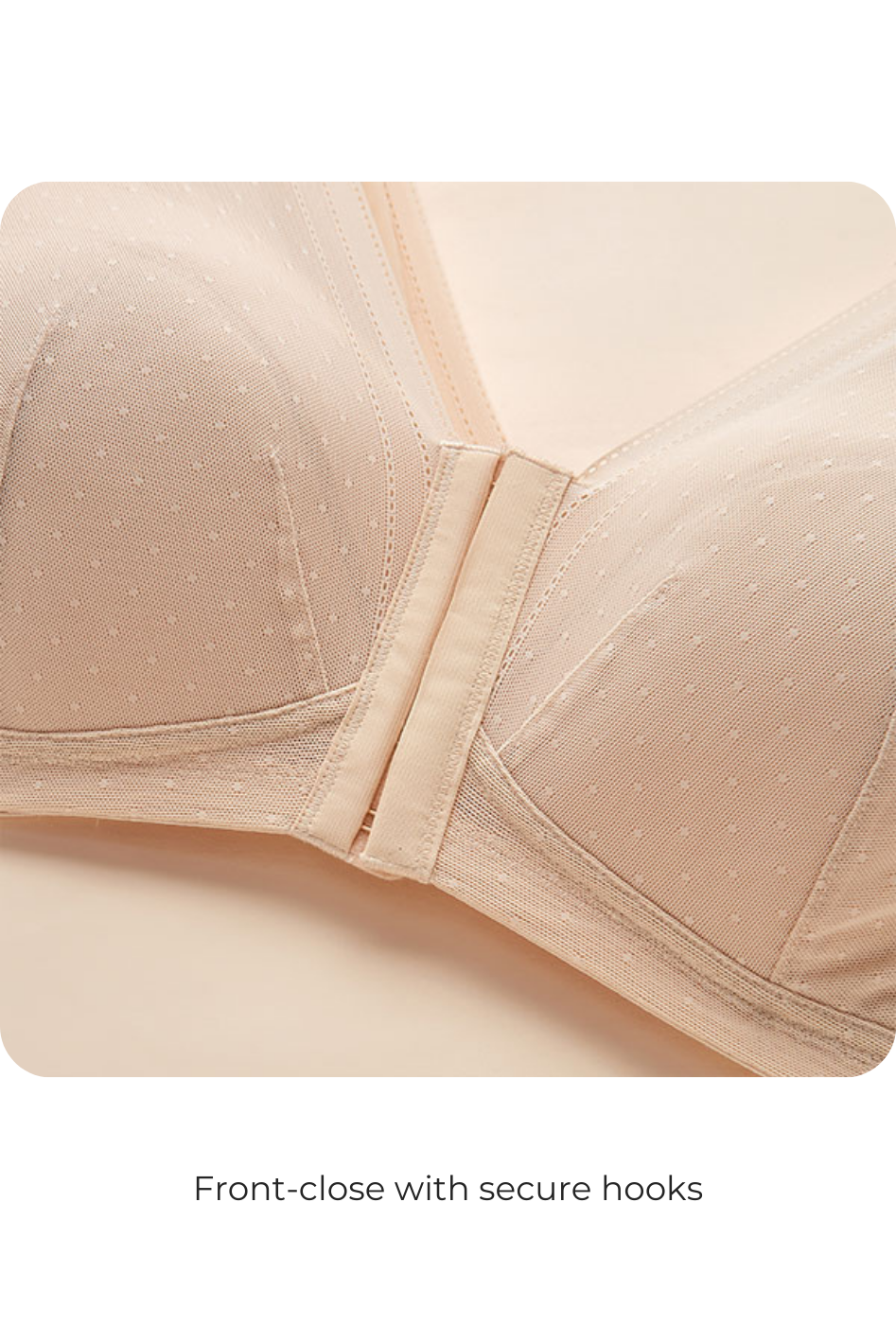 Noelle Front-Close Wireless Soft Cup Bra #color_sand