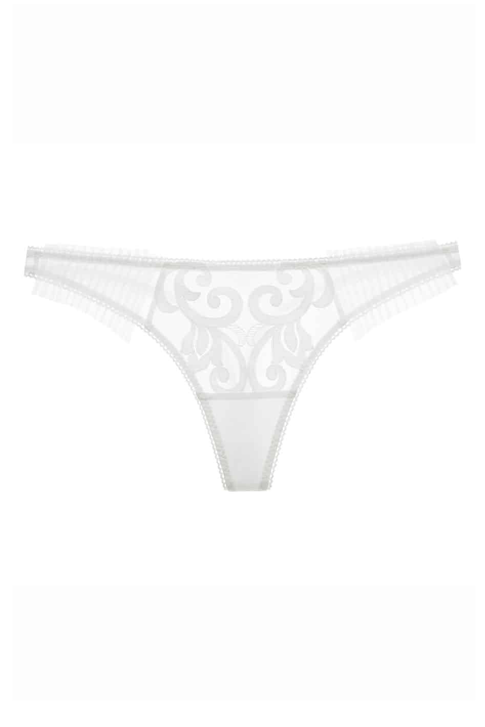 Midsummer Frill Thong #color_white