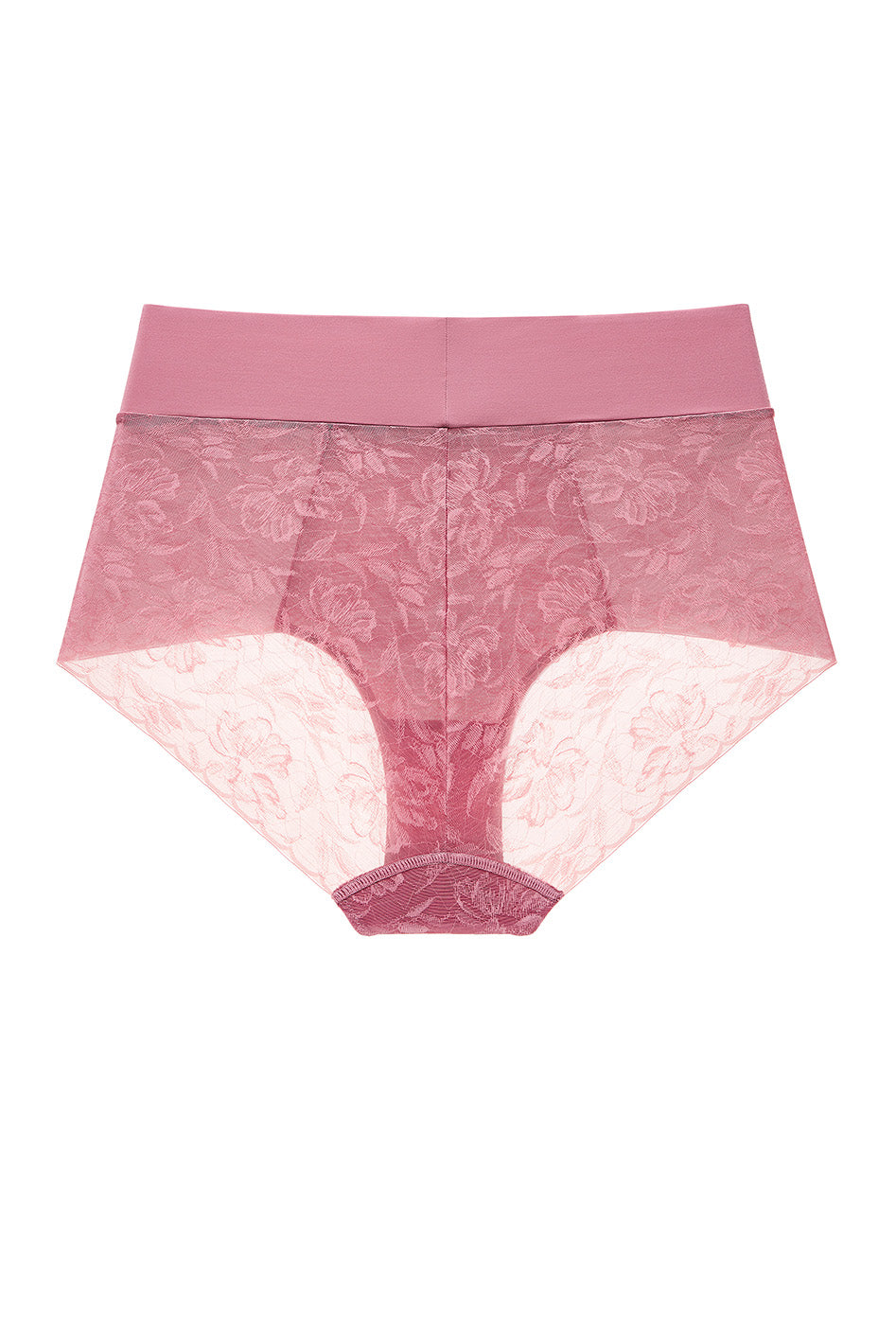 Dandelion Smooth Lace Ultra High-Rise Brief #color_berry