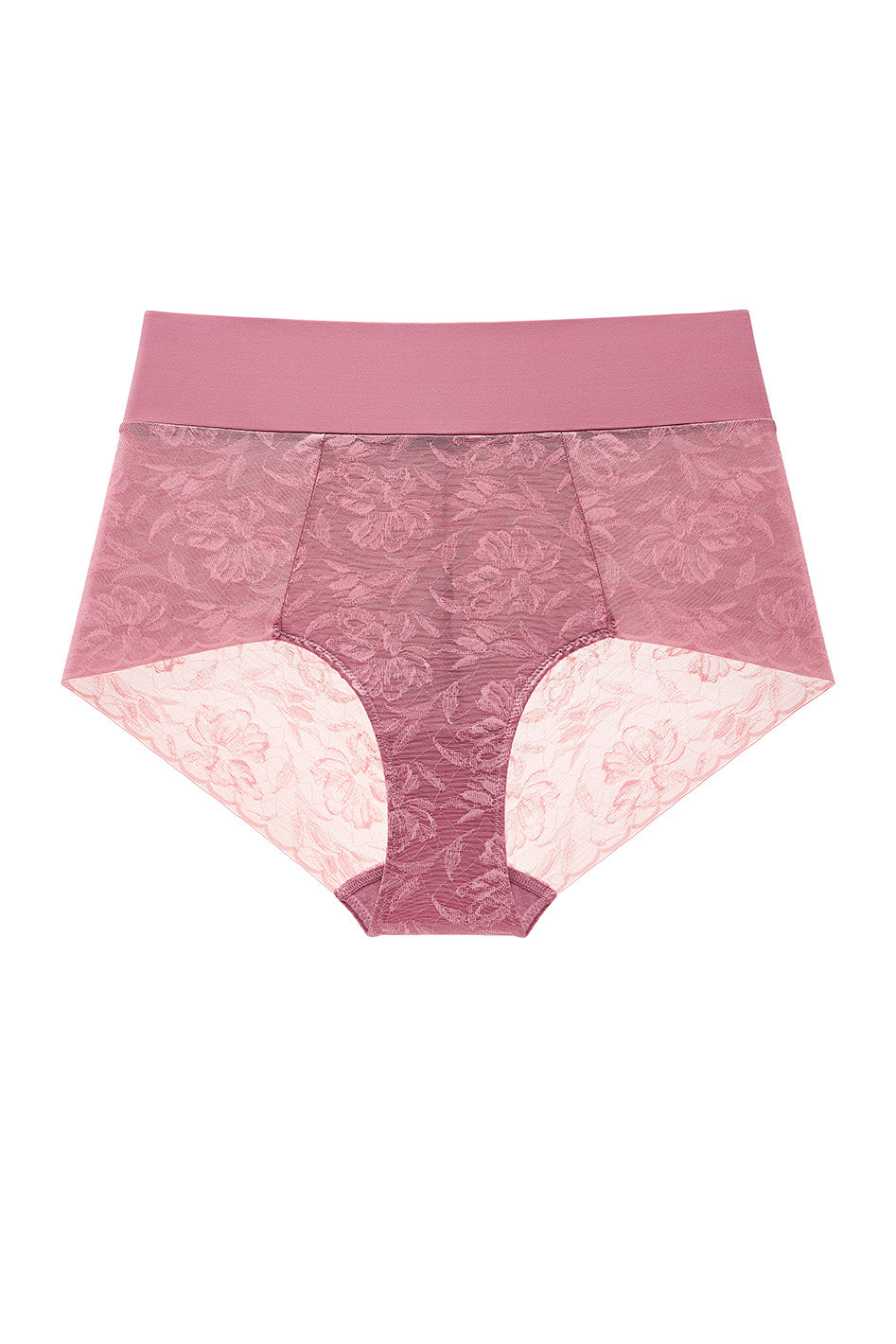 Dandelion Smooth Lace Ultra High-Rise Brief #color_berry