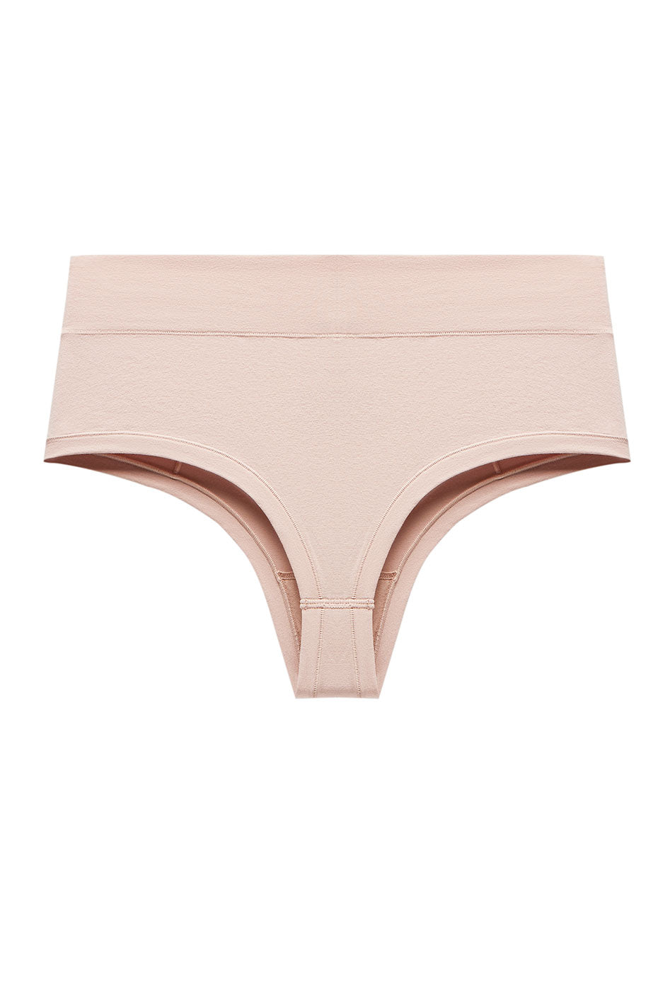 OIMG Women Solid Color Ice Silk Seamless Underwear Mid Waist