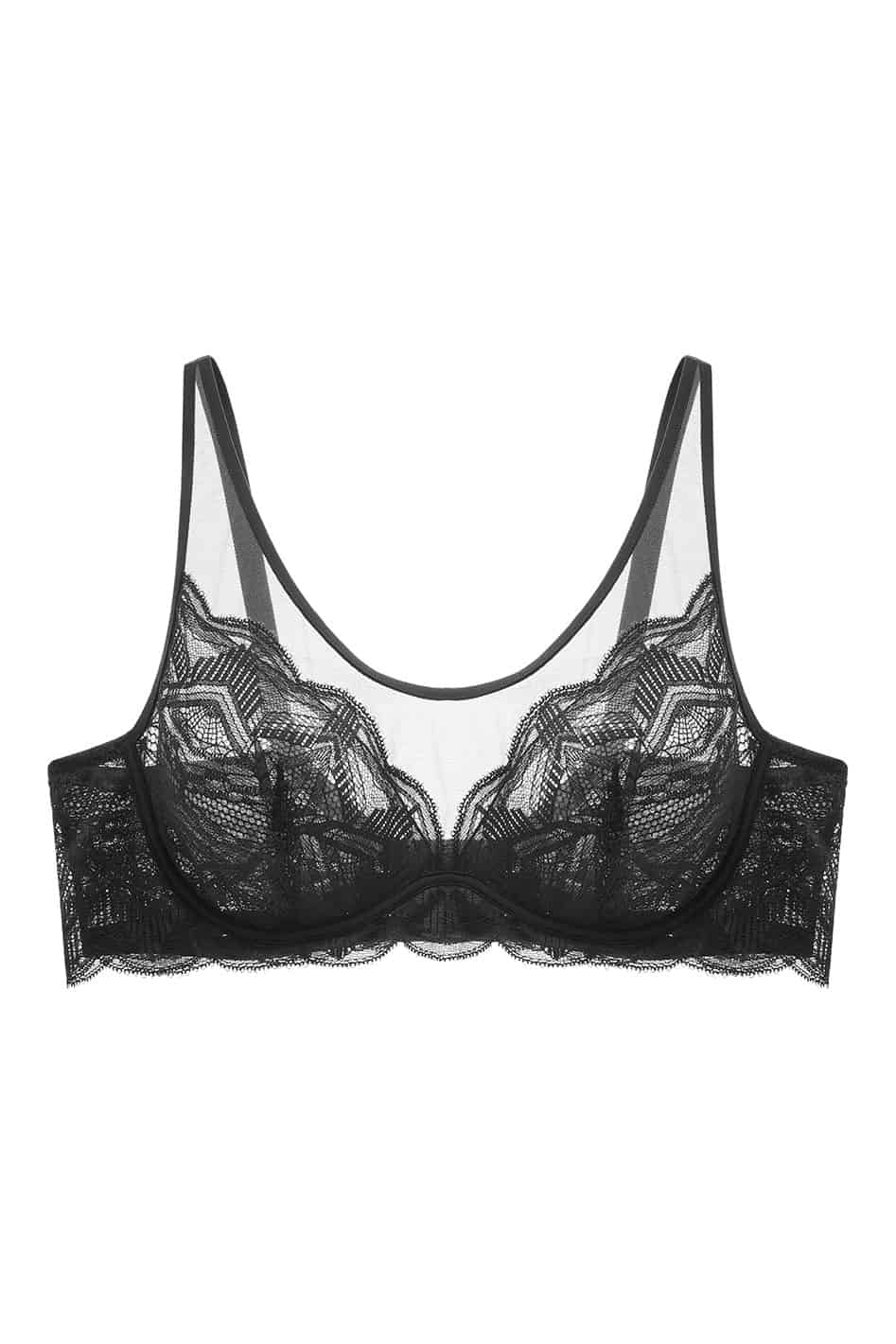 Cleo FlexWire Sheer Coverage Bra, C-DD Cup - Understance