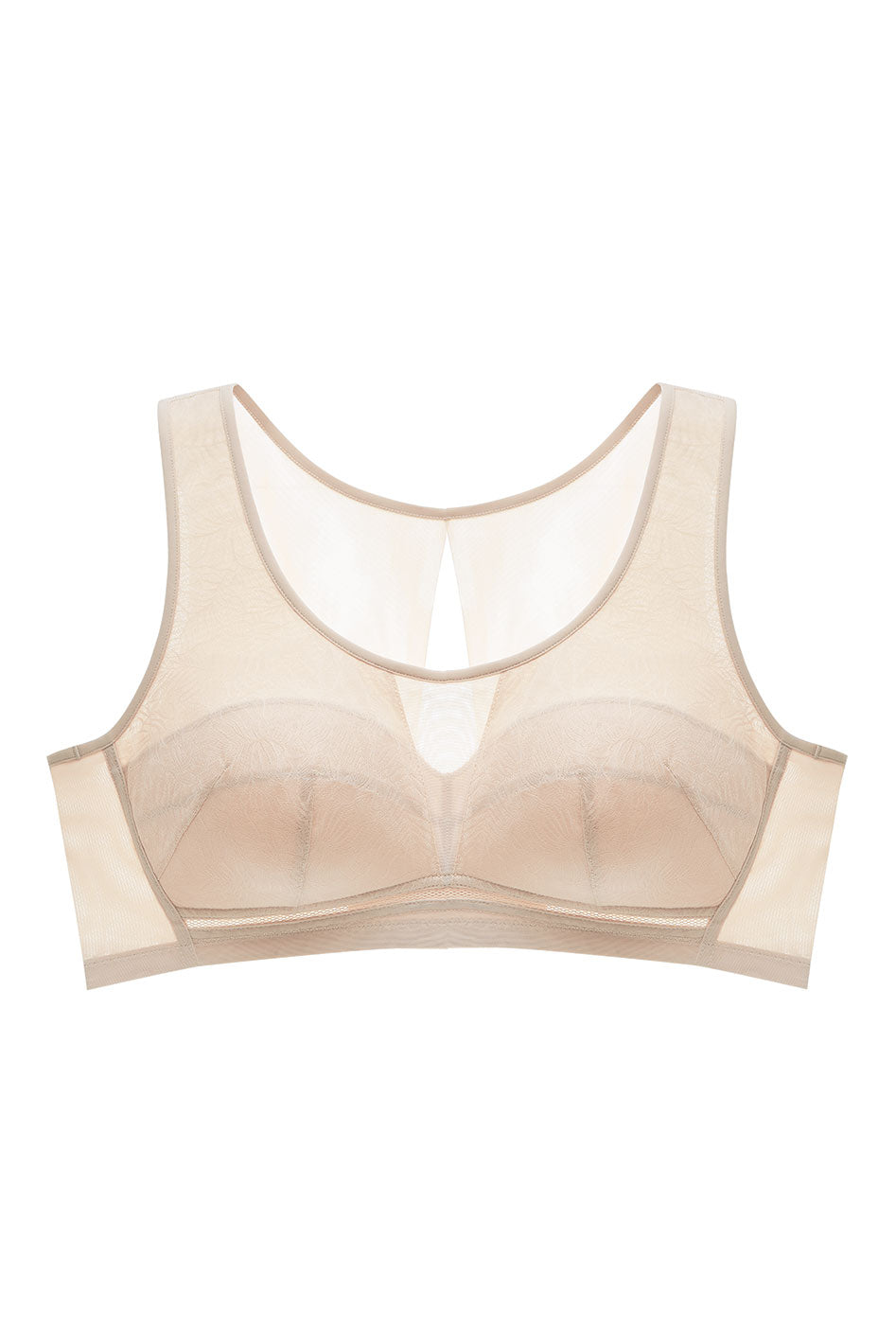 Amber Smooth Lace Wireless Soft Cup Pullover Bra, C-J Cup - Understance