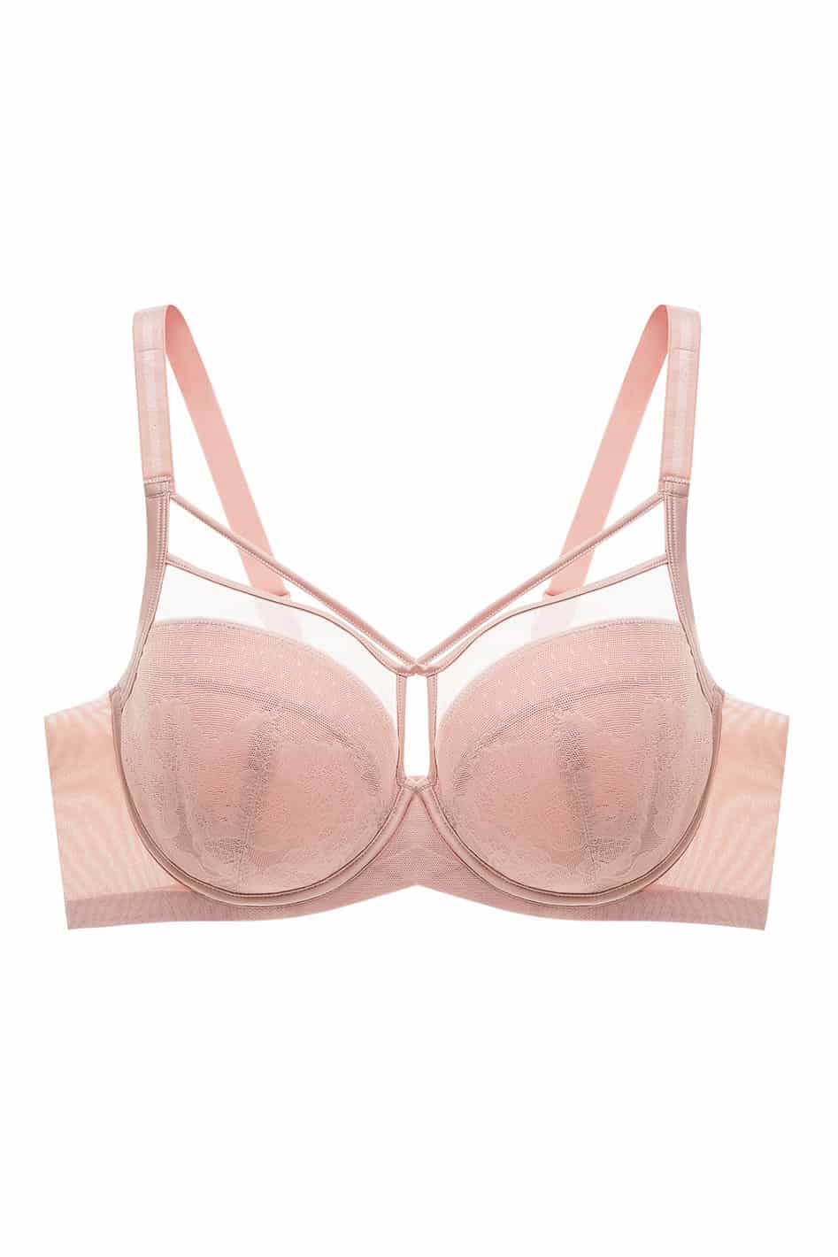 UNDERSTANCE - Emilla Wireless Contour Bra - Pale Mauve Size 32