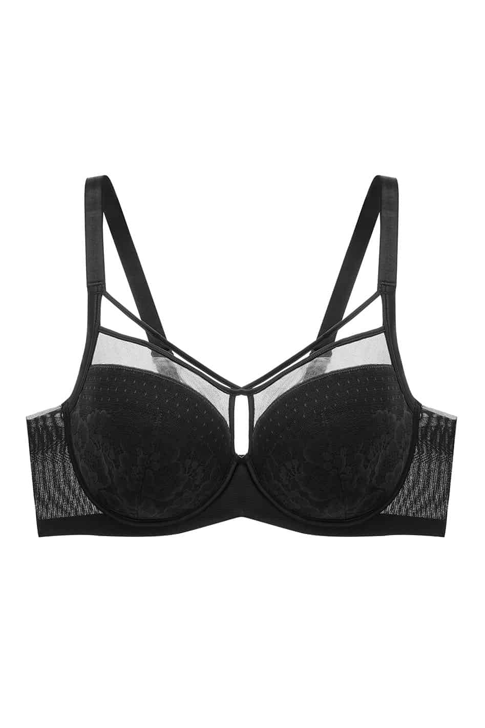 Salma FlexWire Full Coverage Lace Bra, D-J Cup - Understance