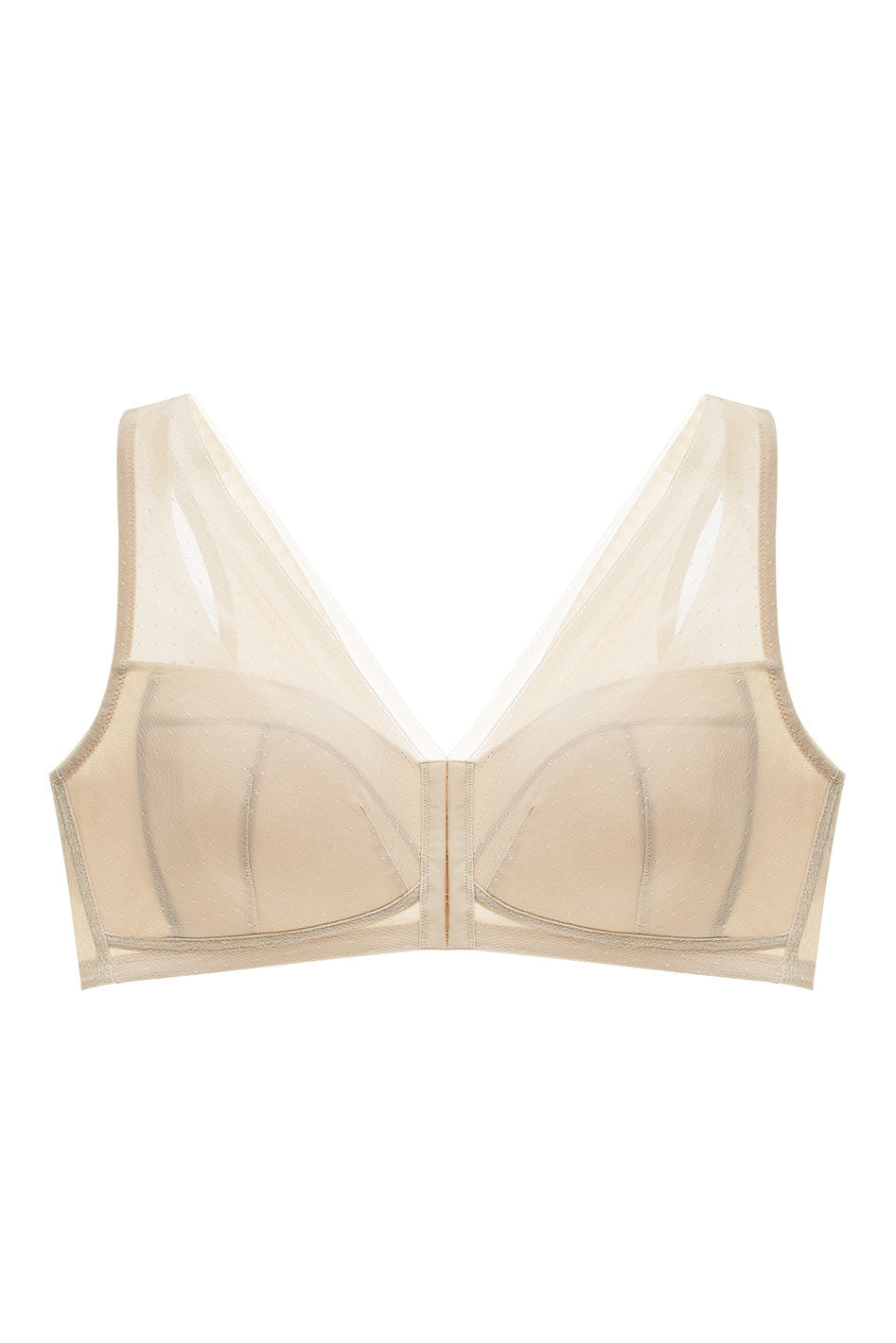 Eva Smooth Lace Wireless Soft Cup Tank Bra, C-DDD Cup - Understance