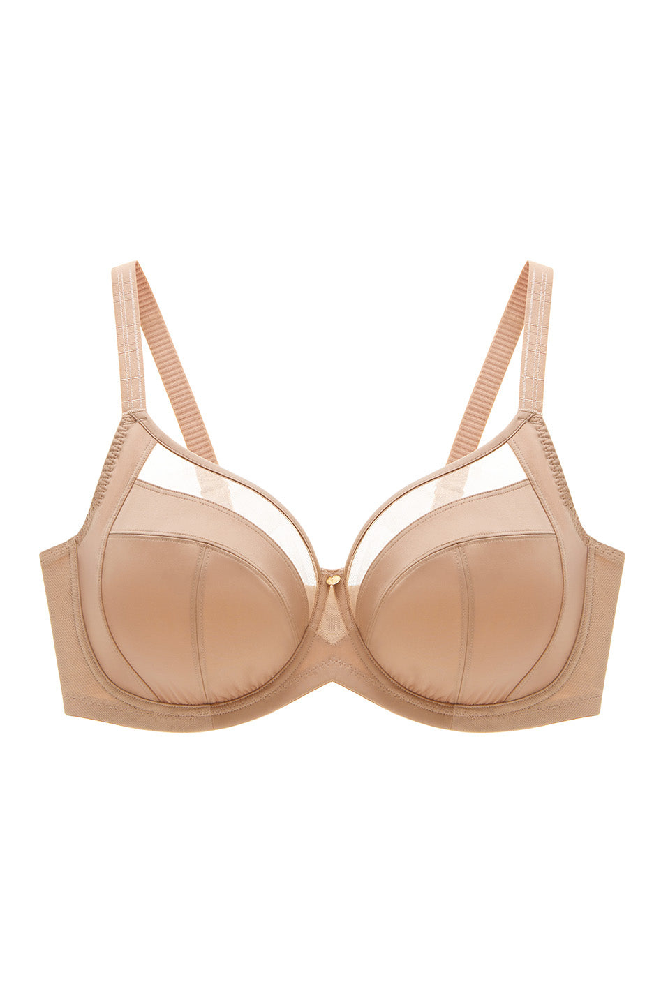 Understance Spacer Air Quinn FlexWire Seamed Cup Unlined Bra - #color_cafe-au-lait