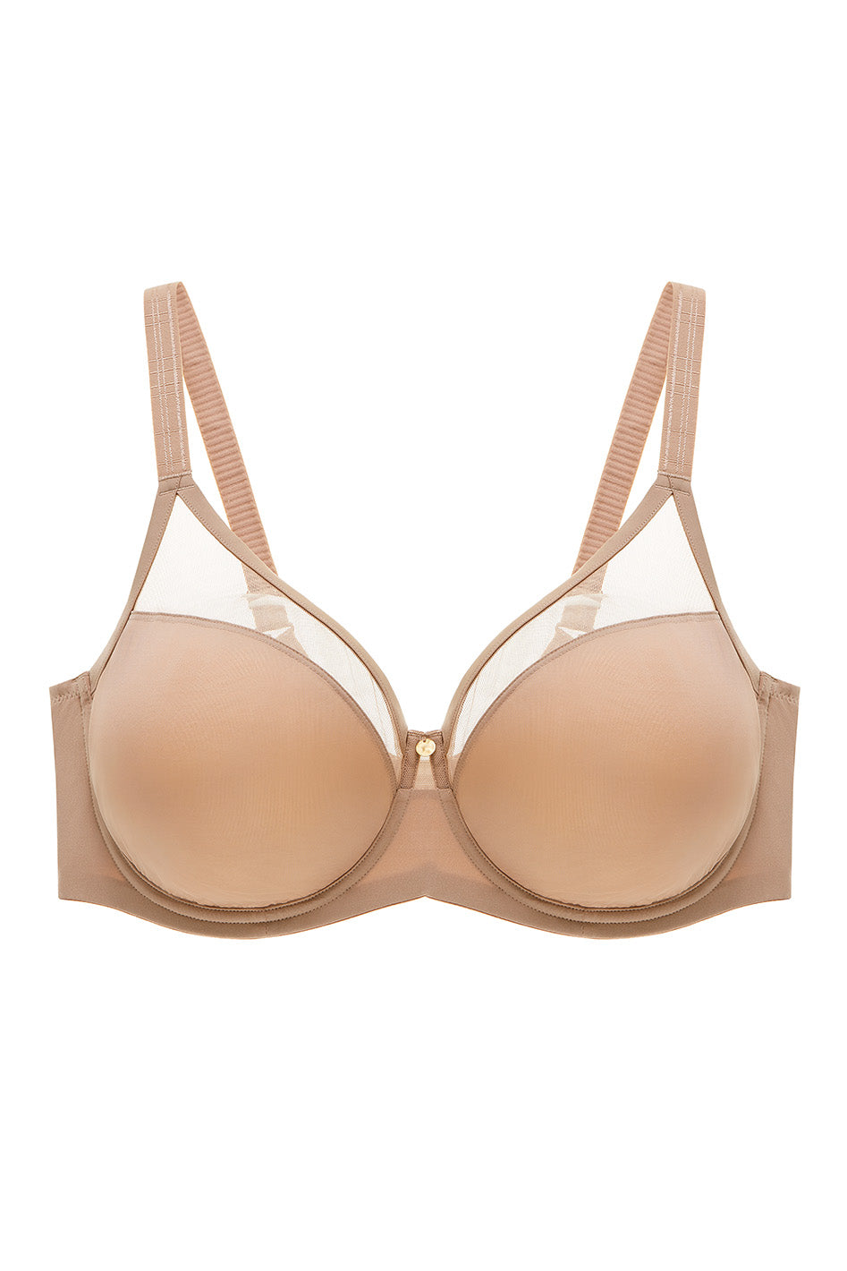 Generous Invisible nude wireless bra