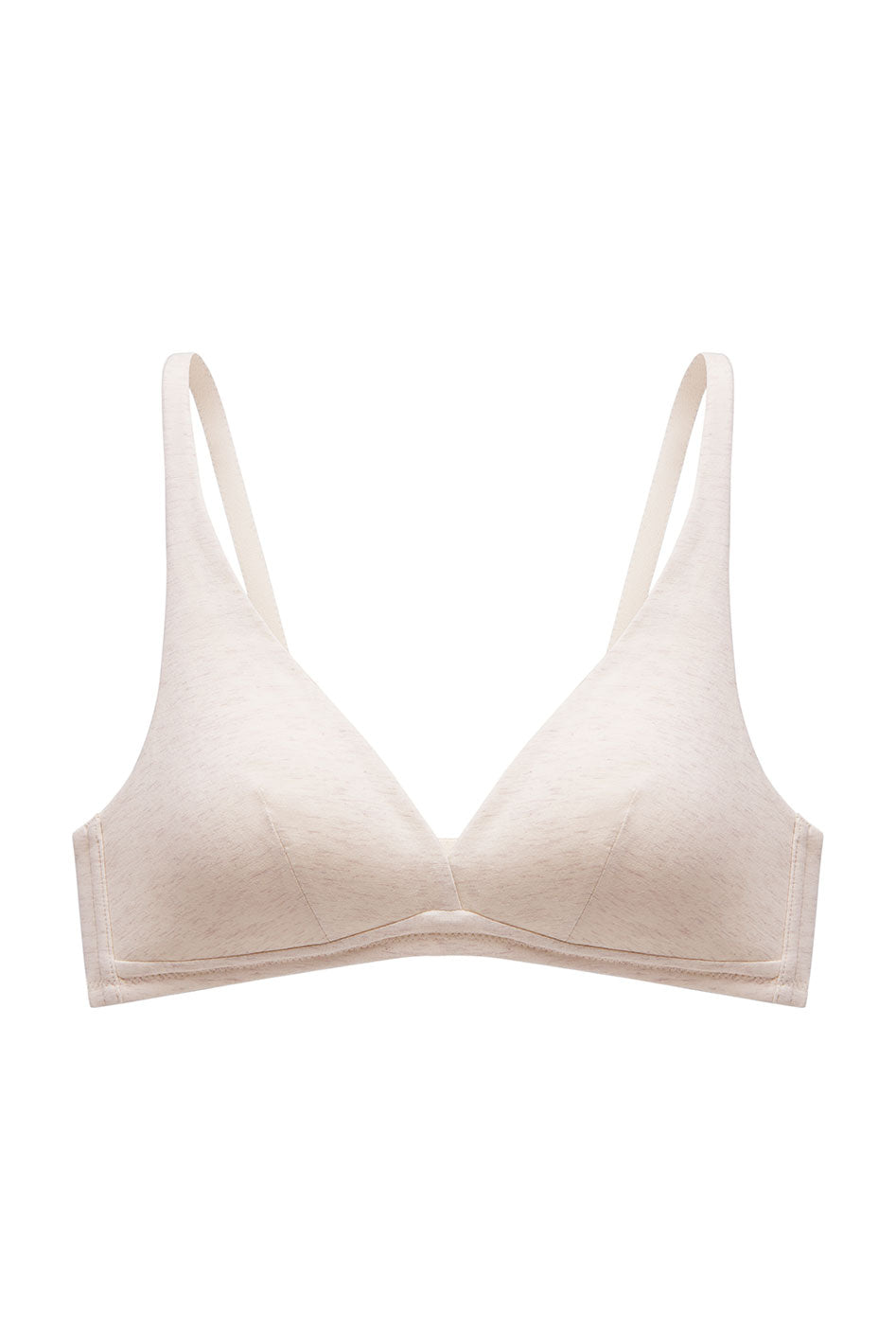 Buy BL25 Non Padded Low Coverage Wirefree Plunge Bra White at