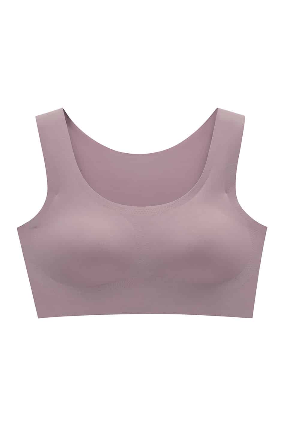 Anmose Sports Bras Tank top Low Back Sleep Bra Seamless Without