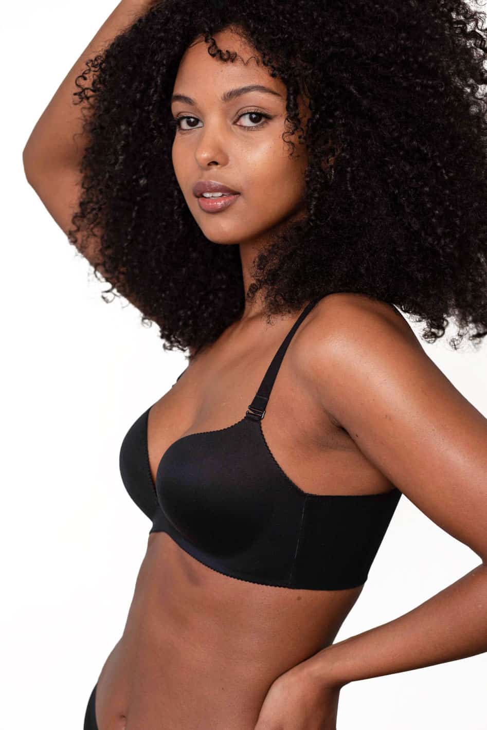 Soft Embrace Front Close Bra - Black