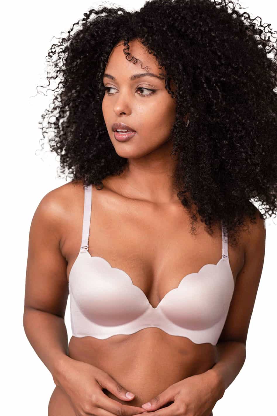  XMSM Mother's Comfort Wireless Bras for Push Up Small