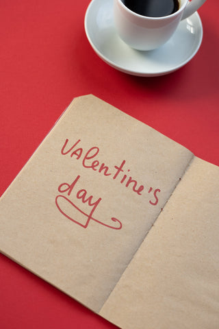 Coffee valentines day card