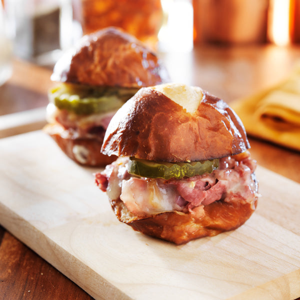 Corned beef sliders