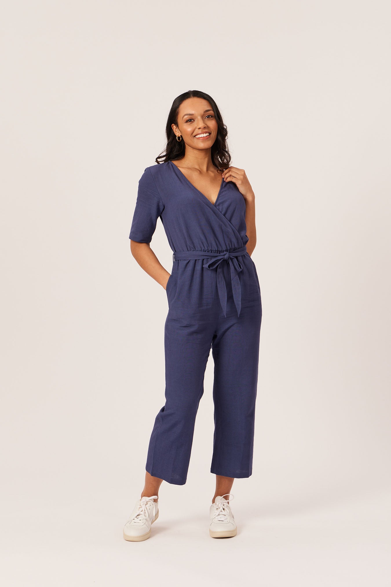 wrap jumpsuit