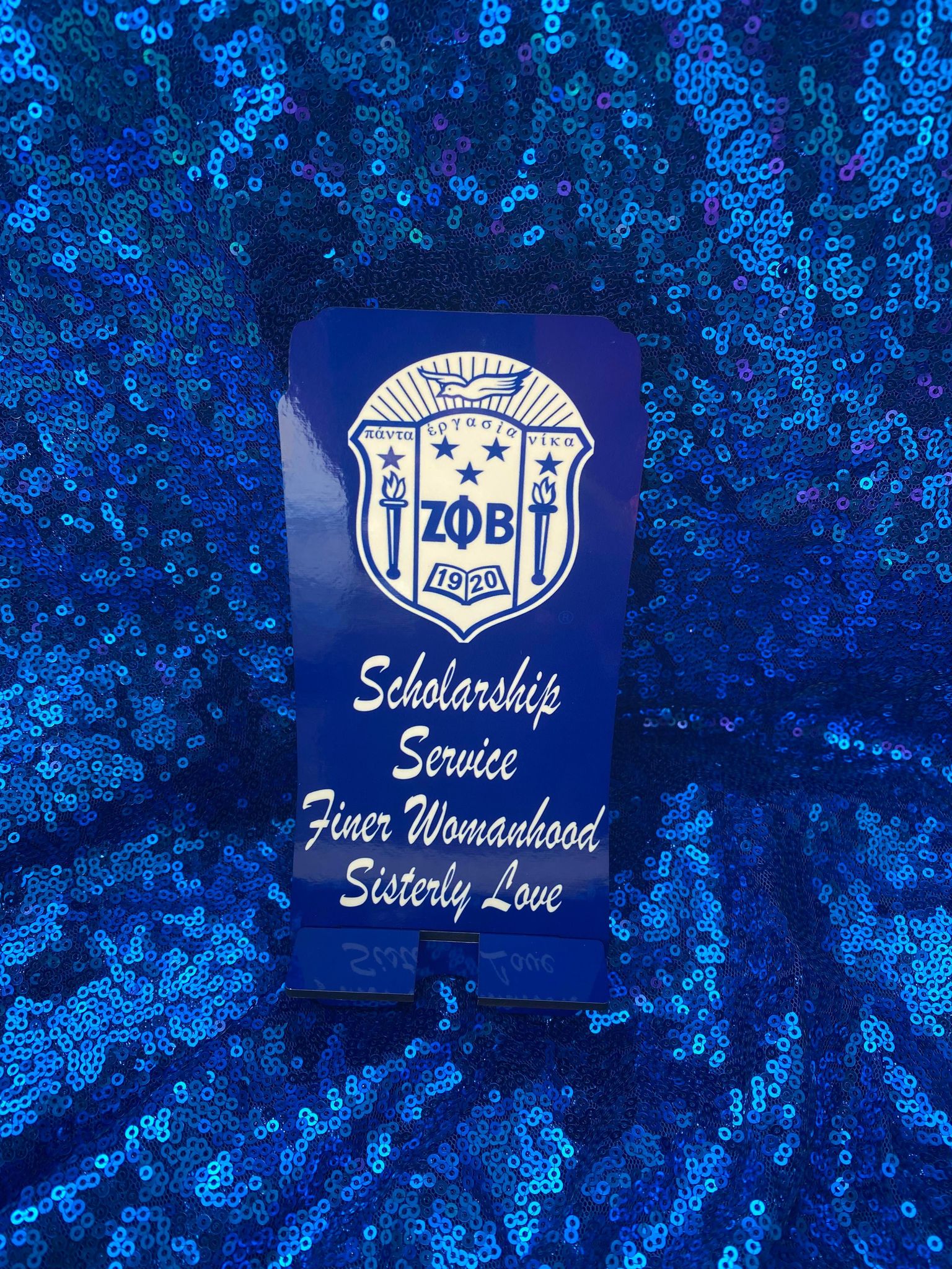 Zeta Phi Beta Phone Stand