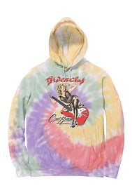 Bleached Goods Artist Hoodie available in Black White and Red