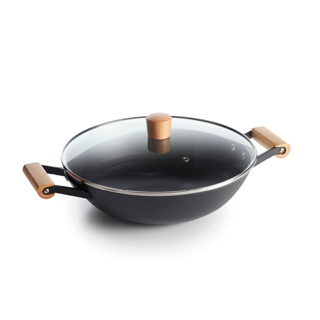  BORDSTRACT Cast Iron Grill Pan with Handles, Cast Iron