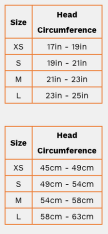 Zone 3 Heat Tech Neoprene Swim Cap Size Guide
