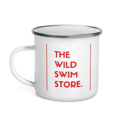 The Wild Swim Store Enamel Wild Swimming Mug