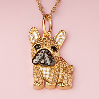 Scamper & Co French Bulldog Sterling Silver Locket on Marmalade | The  Internet's Best Brands