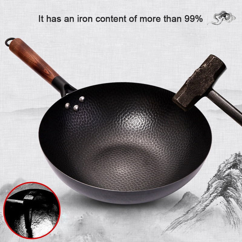 Frying Pan 28/26/24/20cm Wok Pan Non-stick Pan Skillet Cauldron