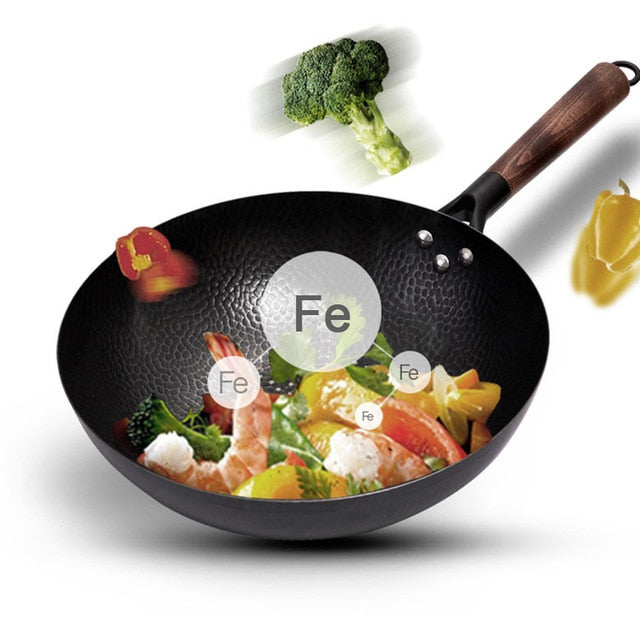 3Pcs/Set 14-26CM Cast Iron Skillet Frying Pan for Gas Induction Cooker –  Country Kitchen Collection