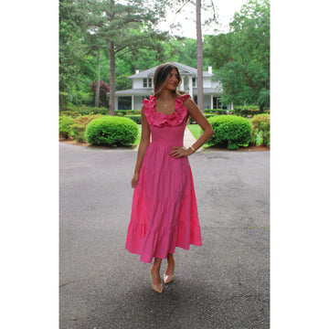 Scarlette Maxi Dress, Baby Pink