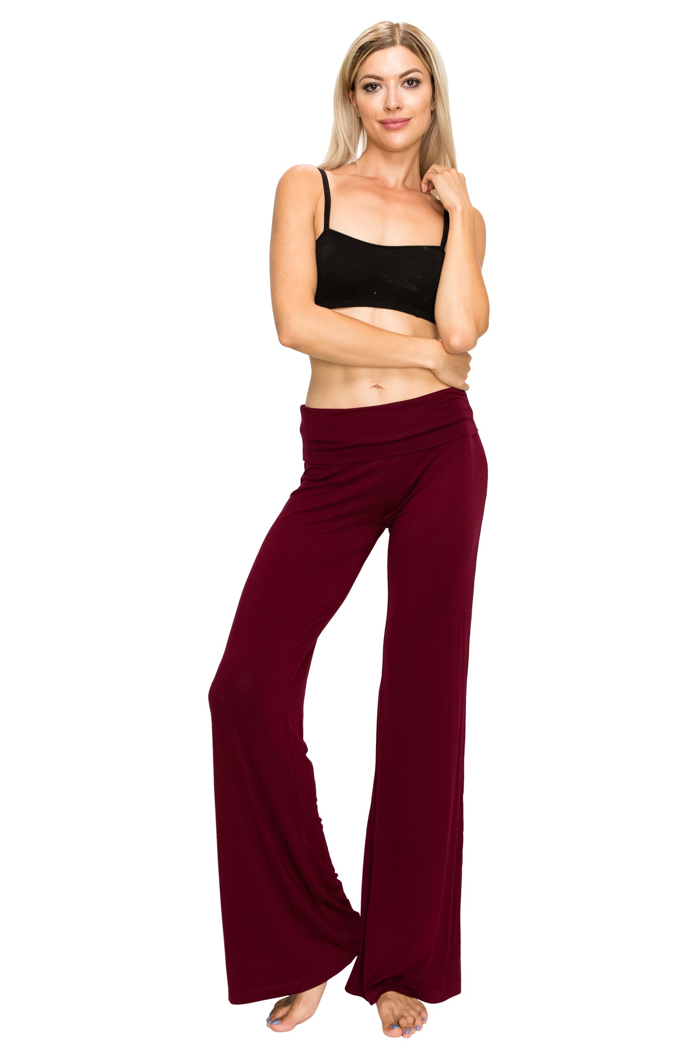 Solid Burgundy Yoga Pants – The Paisley Rooster Boutique