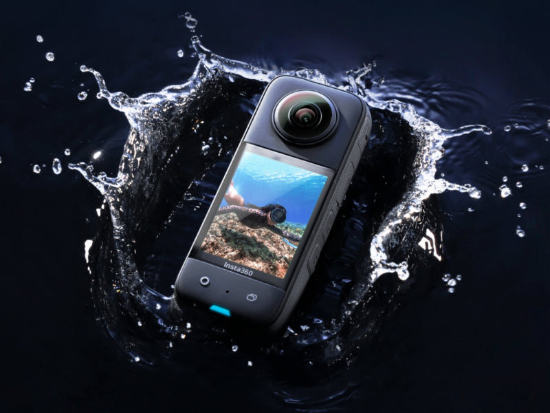 Insta360 ONE X3 360° Steady Camera Action Camera Compact Collection - 10m, Shockproof, and Waterproof
