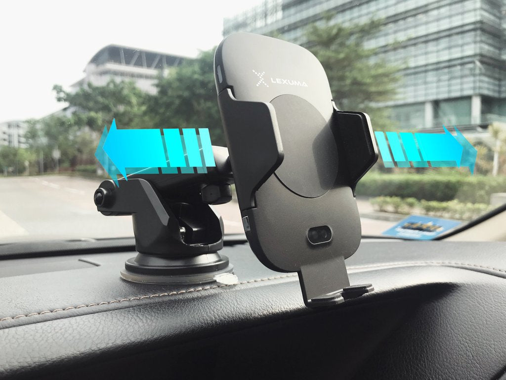 Automatic Infrared Sensor Qi Wireless Car Charger Mount -Smart Sensor Car WIRGER WINDSHIELD HOLDER DIMBUYSHOP on Car