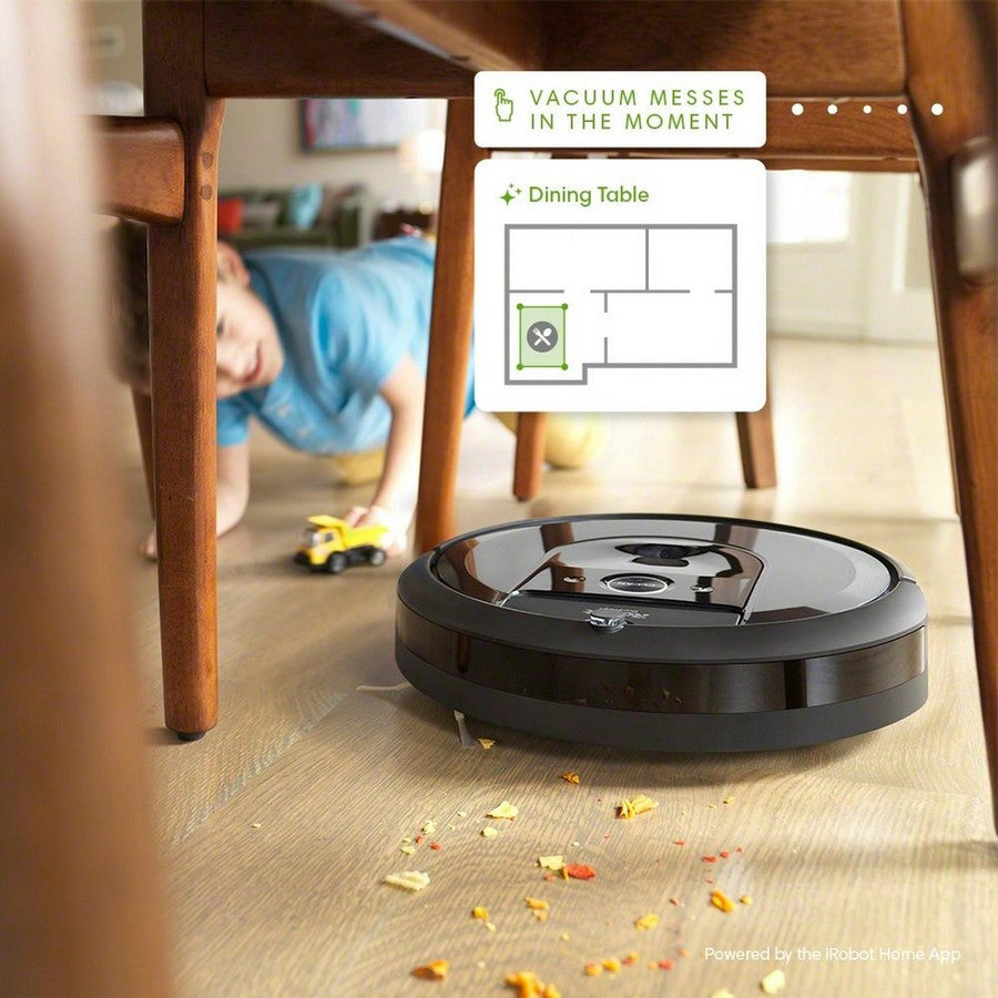 iRobot Roomba i7+ Wi-Fi Connected Self-Emptying Robot Vacuum -Vacuums messes in the moment