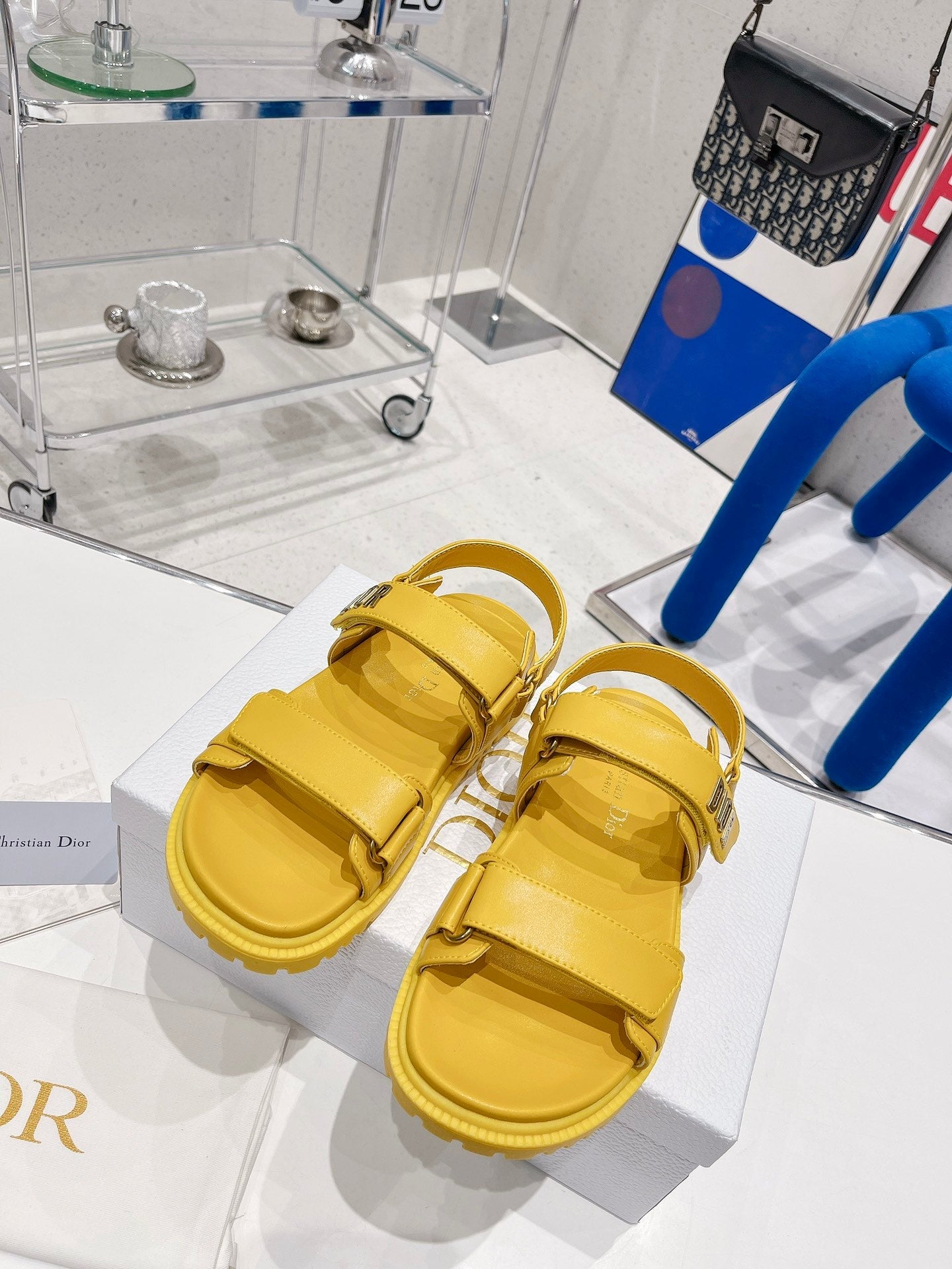 DIOR 2022 Popular Summer Women's Flats Men Slipper Sandals S