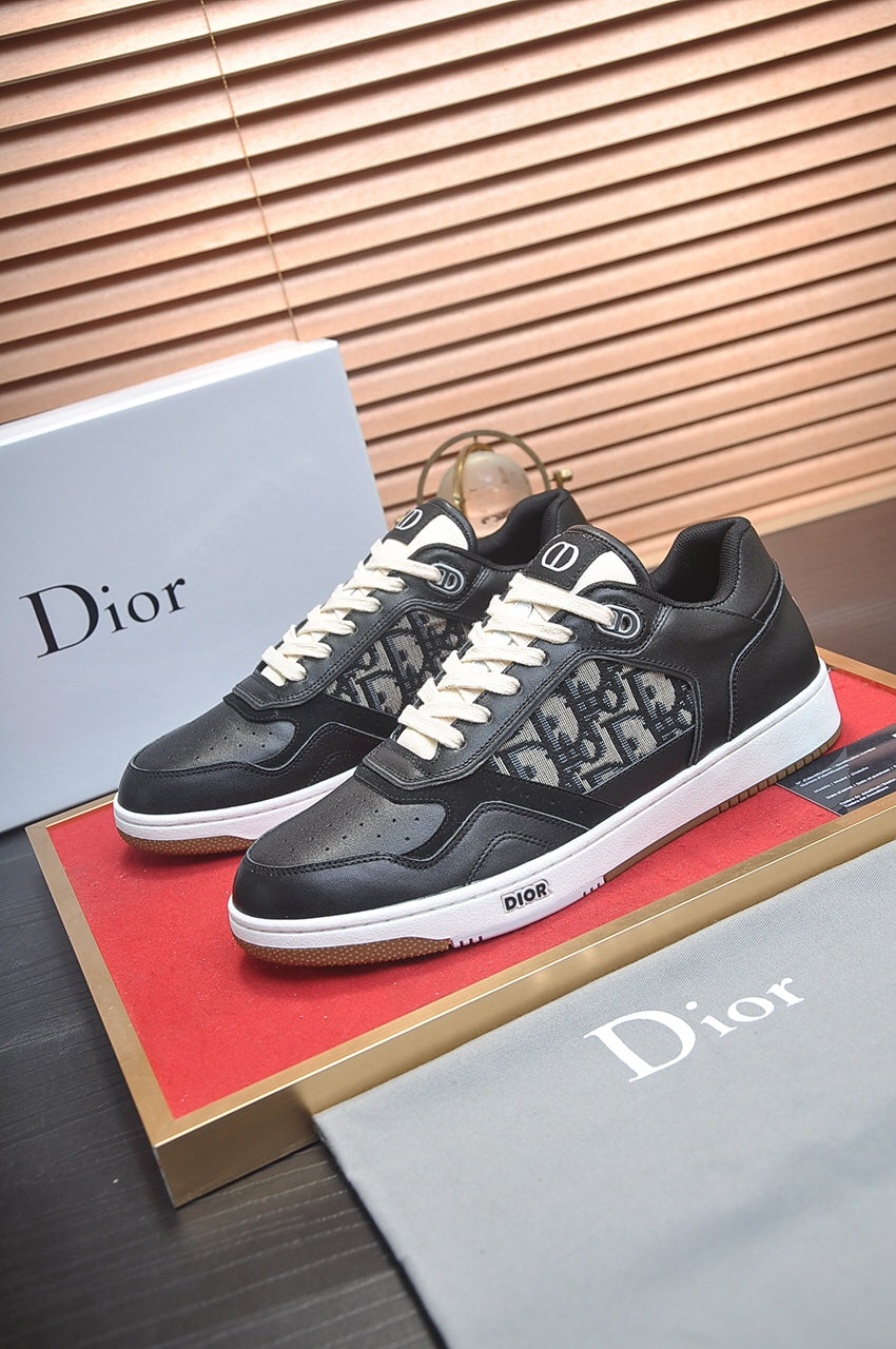 DIOR 2022 Men Fashion Boots fashionable Casual leather Breathable Sneakers Running Shoes Top Quality