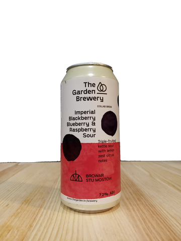 Imperial Blackberry, Blueberry & Raspberry Sour - The Garden Brewery   - Bodega del Sol