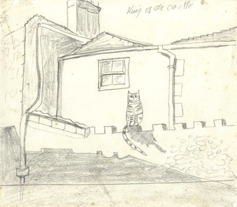 Cat sketch St Ives by Ponckle