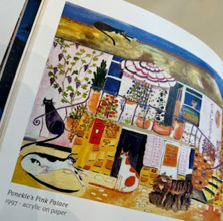 Page showing Ponckles gallery from Ponckle cat painter book