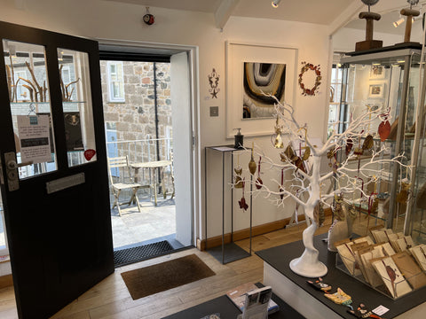 Gallery on the Square in St Ives interior