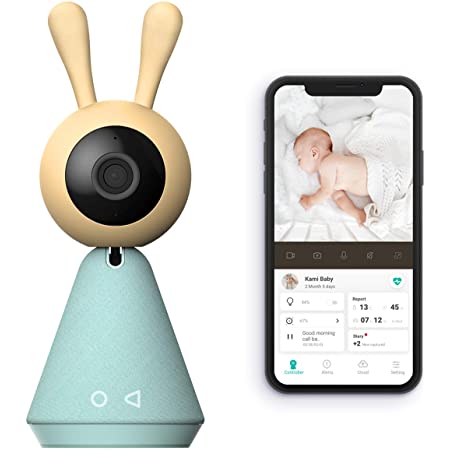 Moniteur bébé | Caméra de sécurité sans fil intelligente pour bébé avec surveillance de la température et alarme