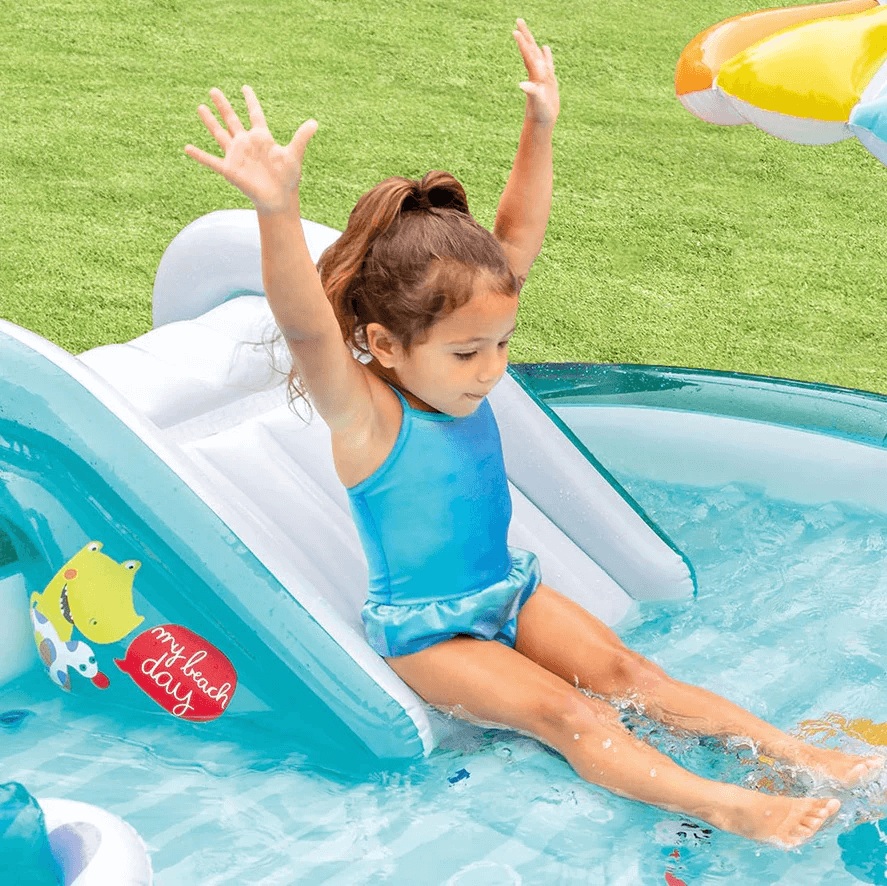 Large Inflatable Pool With Slide