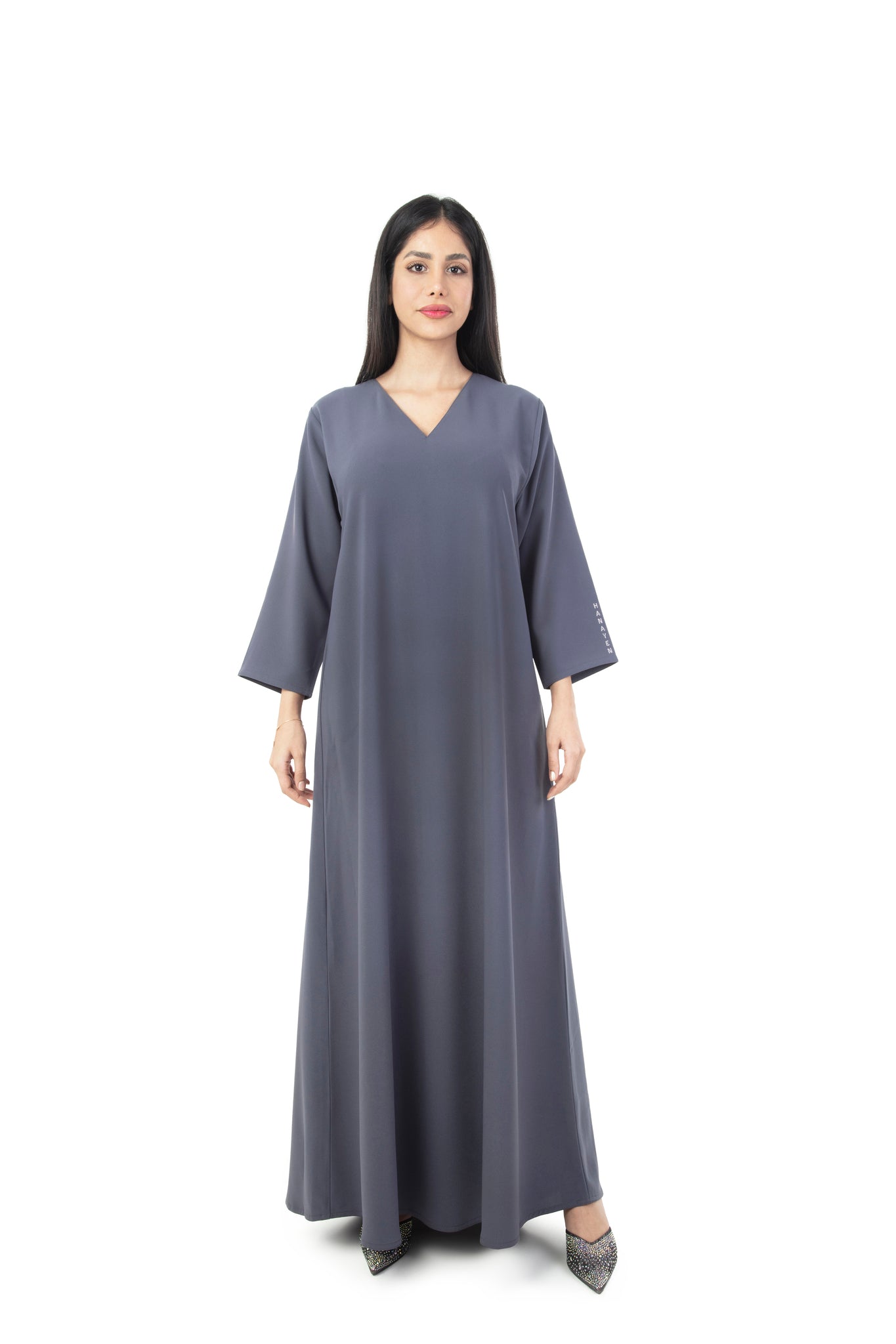 Shop Online Under Abaya Gray Design | Hanayen Luxury Abaya, Jalabiya ...