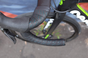 black leather bar tape